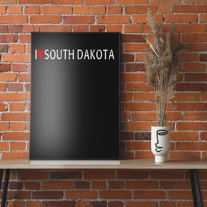 I Love South Dakota Poster