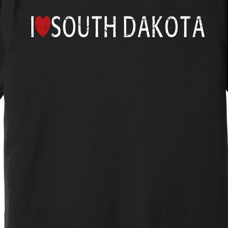 I Love South Dakota Premium T-Shirt