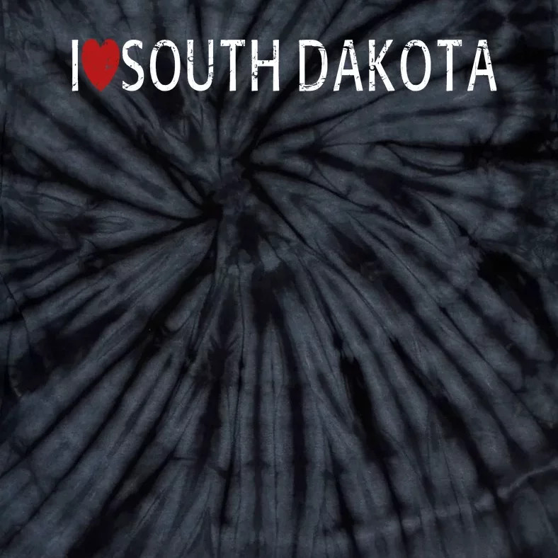 I Love South Dakota Tie-Dye T-Shirt