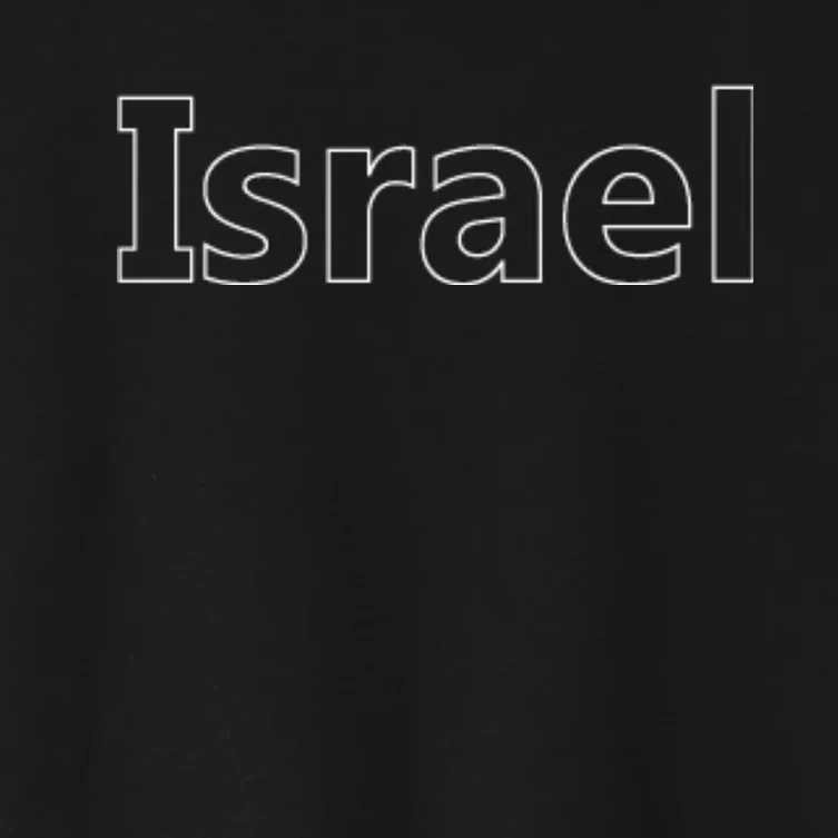 Israel Love Stand With Israel Women's Crop Top Tee