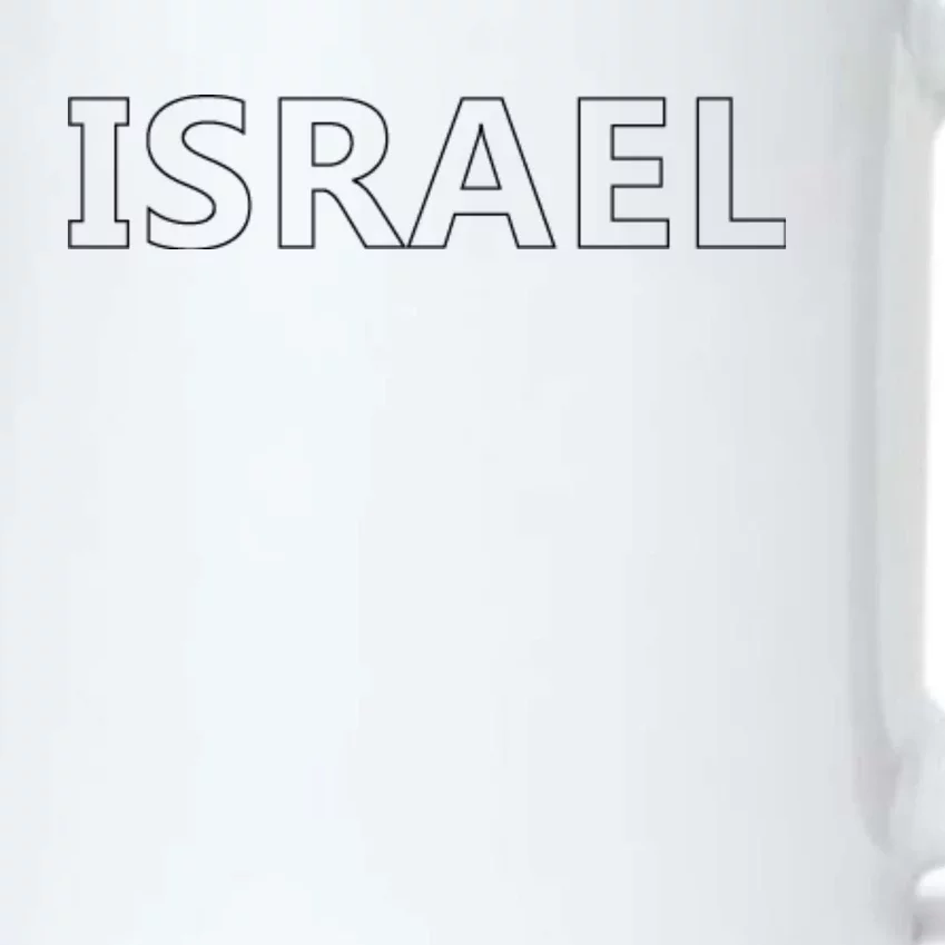 Israel Love Stand With Israel Black Color Changing Mug