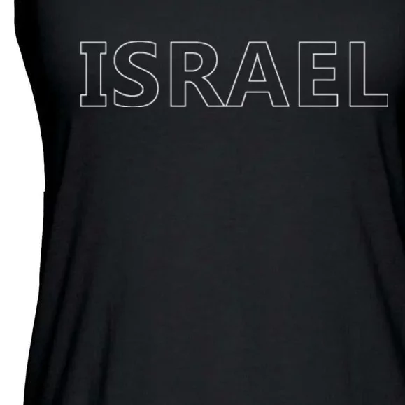 Israel Love Stand With Israel Ladies Essential Flowy Tank