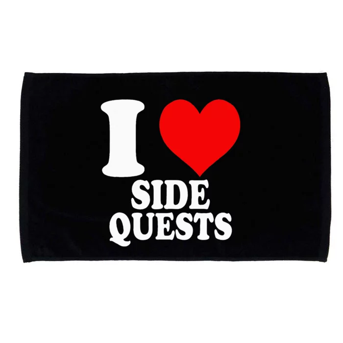 I Love Side Quests Microfiber Hand Towel