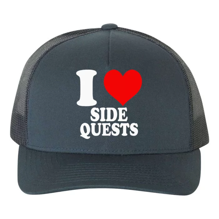 I Love Side Quests Yupoong Adult 5-Panel Trucker Hat