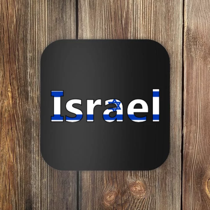 Israel Love Stand With Israel Coaster