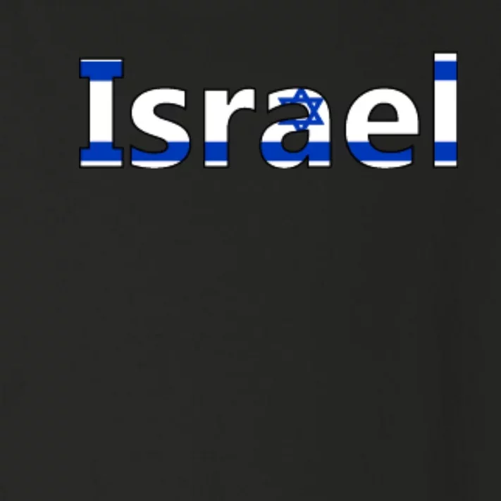 Israel Love Stand With Israel Toddler Long Sleeve Shirt