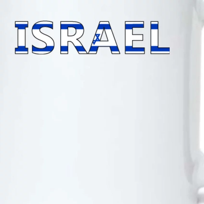 Israel Love Stand With Israel Black Color Changing Mug