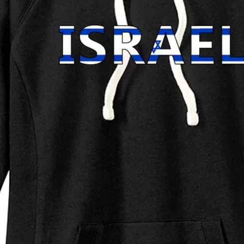 Israel Love Stand With Israel Women's Fleece Hoodie