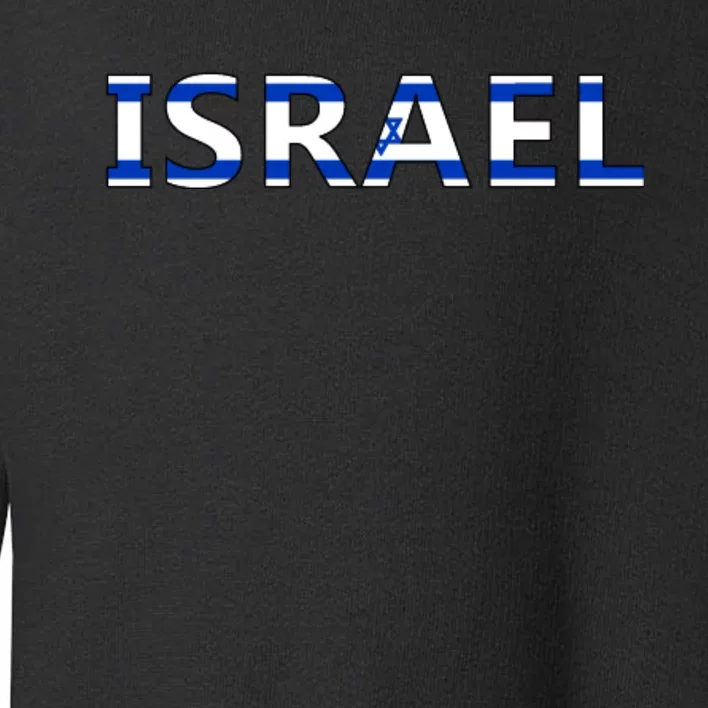 Israel Love Stand With Israel Toddler Sweatshirt