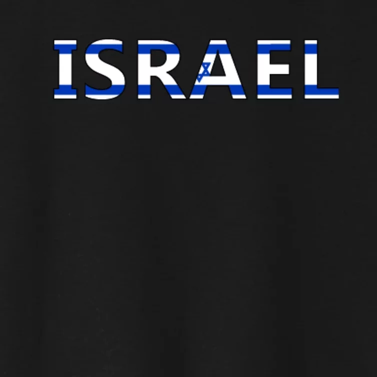 Israel Love Stand With Israel Women's Crop Top Tee