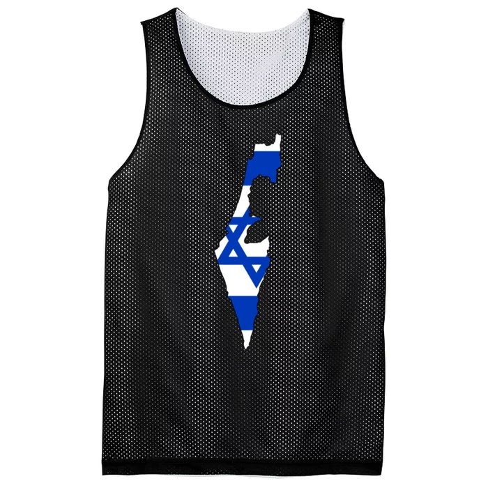 Israel Love Stand With Israel Mesh Reversible Basketball Jersey Tank