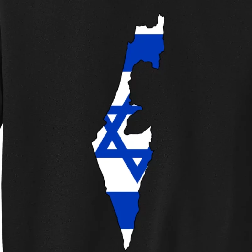 Israel Love Stand With Israel Tall Sweatshirt