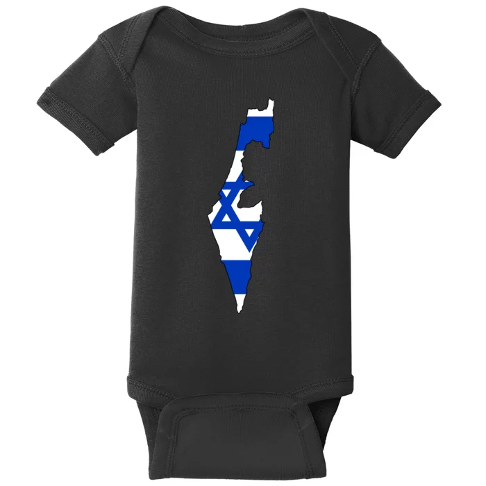 Israel Love Stand With Israel Baby Bodysuit