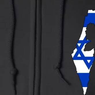 Israel Love Stand With Israel Full Zip Hoodie