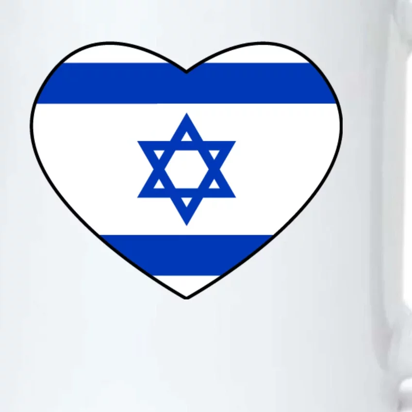 Israel Love Stand With Israel Black Color Changing Mug