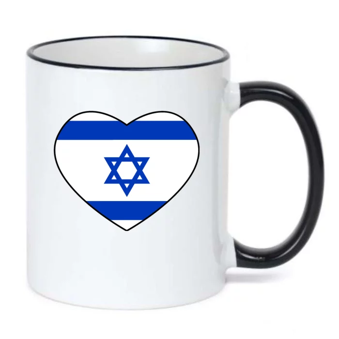 Israel Love Stand With Israel Black Color Changing Mug