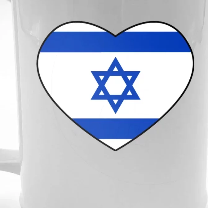 Israel Love Stand With Israel Front & Back Beer Stein