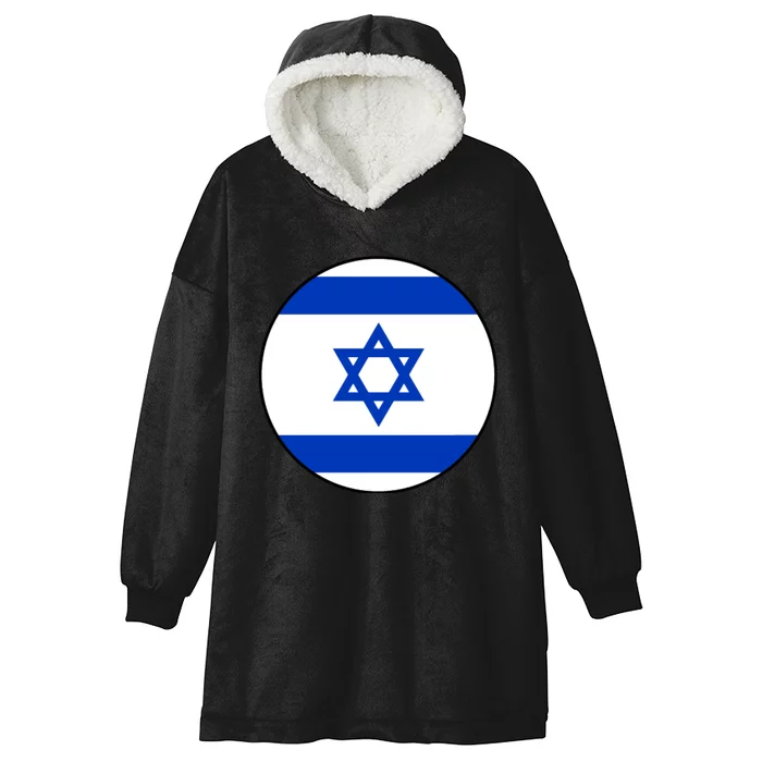 Israel Love Stand With Israel Hooded Wearable Blanket