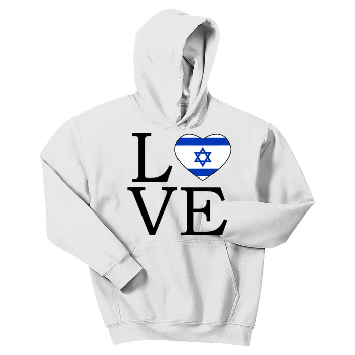 Israel Love Stand With Israel Kids Hoodie