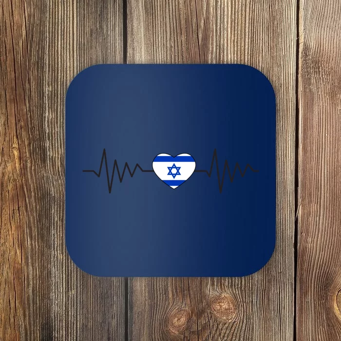 Israel Love Stand With Israel Coaster