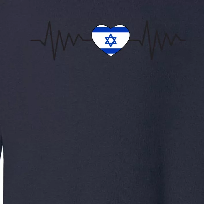 Israel Love Stand With Israel Toddler Sweatshirt