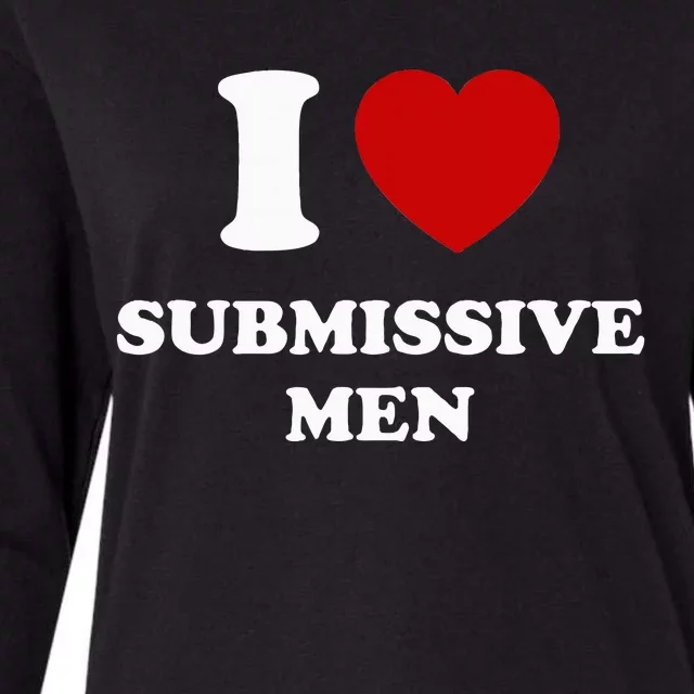 I Love Submissive M.E.N Womens Cotton Relaxed Long Sleeve T-Shirt