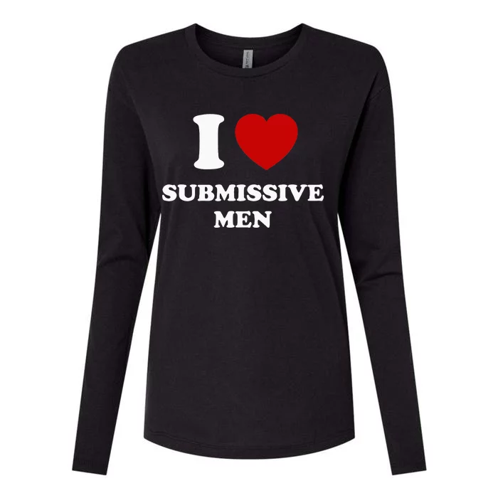 I Love Submissive M.E.N Womens Cotton Relaxed Long Sleeve T-Shirt