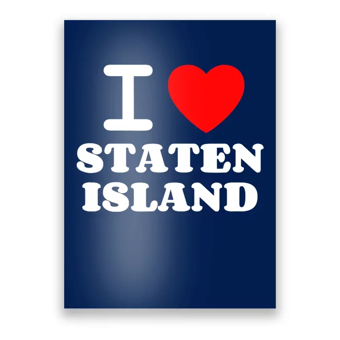 I Love Staten Island Poster