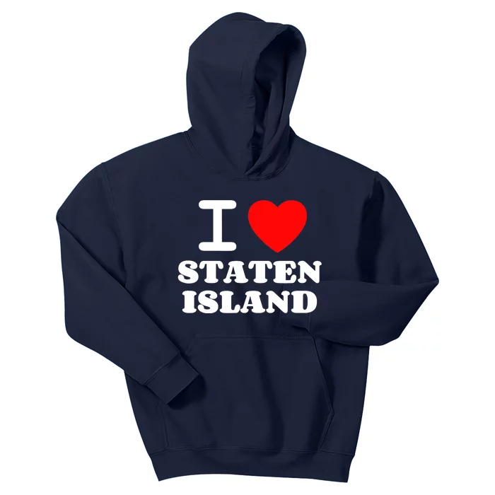 I Love Staten Island Kids Hoodie