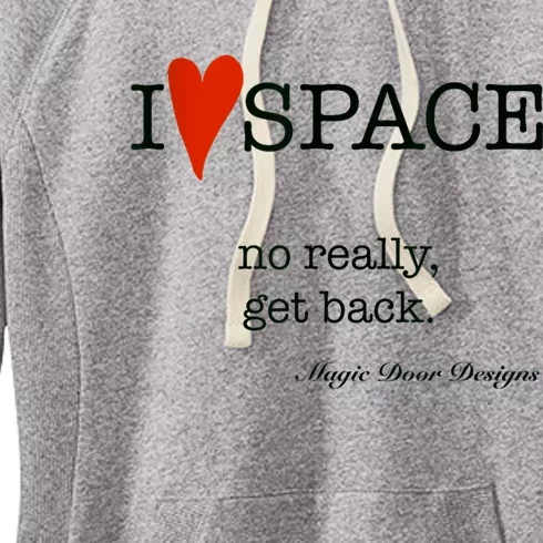 I Love Space Magic Door Designs Women's Fleece Hoodie