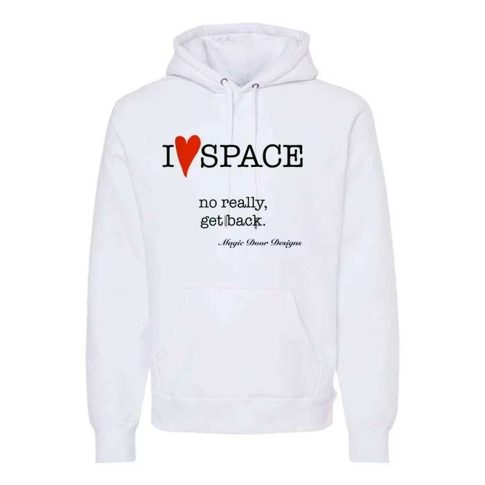 I Love Space Magic Door Designs Premium Hoodie