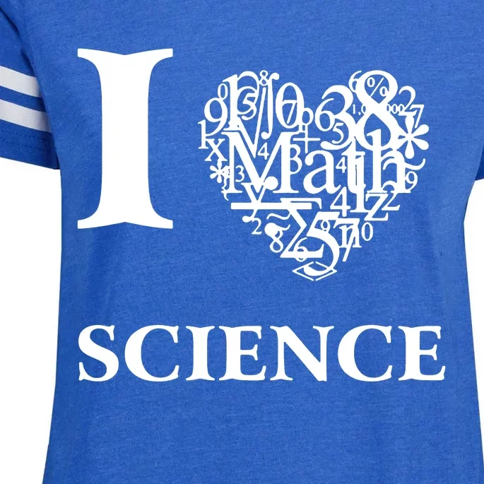 I Love Science Enza Ladies Jersey Football T-Shirt