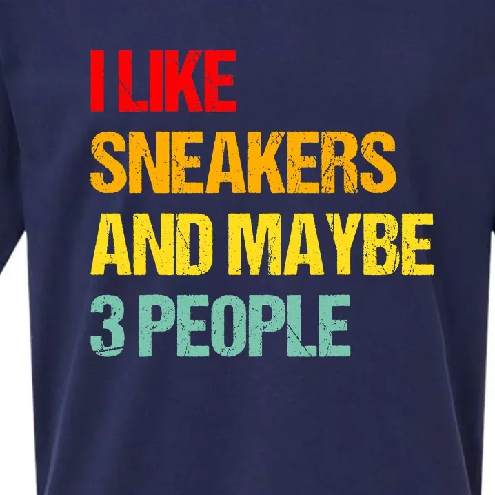 I Like Sneakers And Maybe 3 People Sueded Cloud Jersey T-Shirt