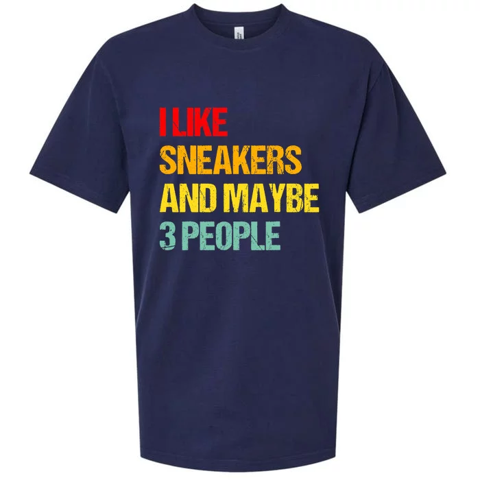 I Like Sneakers And Maybe 3 People Sueded Cloud Jersey T-Shirt