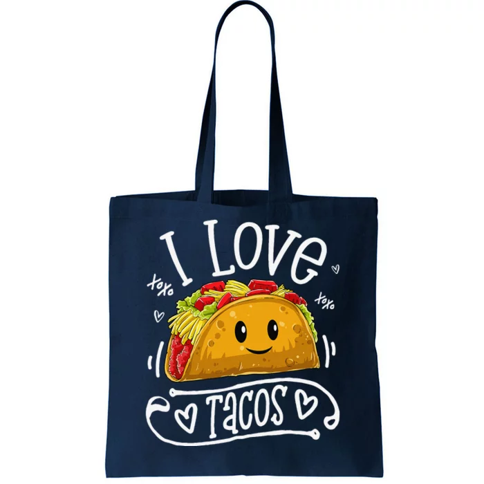 I Love Tacos Cinco De Mayo Women Taco Tote Bag