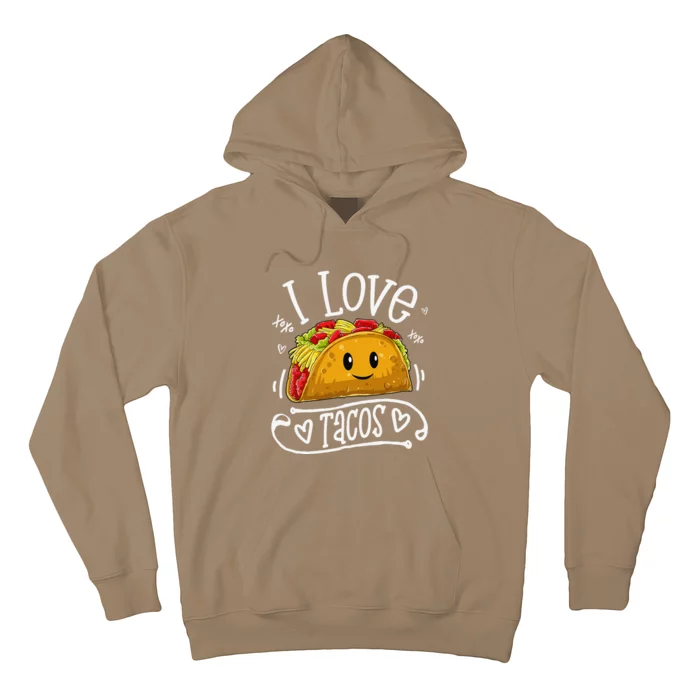 I Love Tacos Cinco De Mayo Women Taco Hoodie