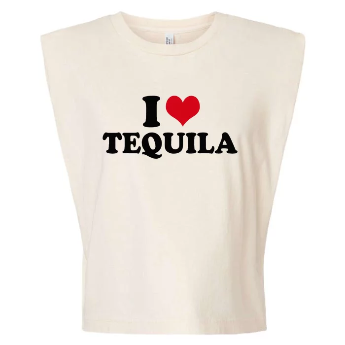 I Love Tequila Garment-Dyed Women's Muscle Tee