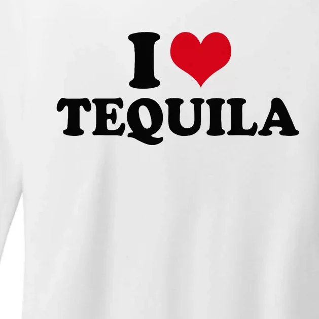 I Love Tequila Womens CVC Long Sleeve Shirt