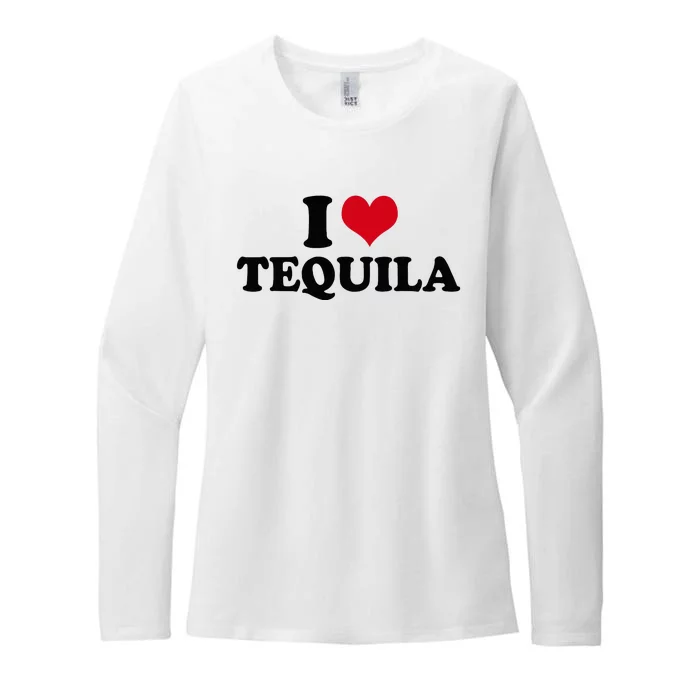 I Love Tequila Womens CVC Long Sleeve Shirt