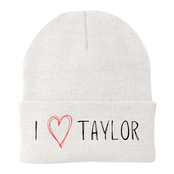 I love Taylor I heart Taylor First Name Knit Cap Winter Beanie