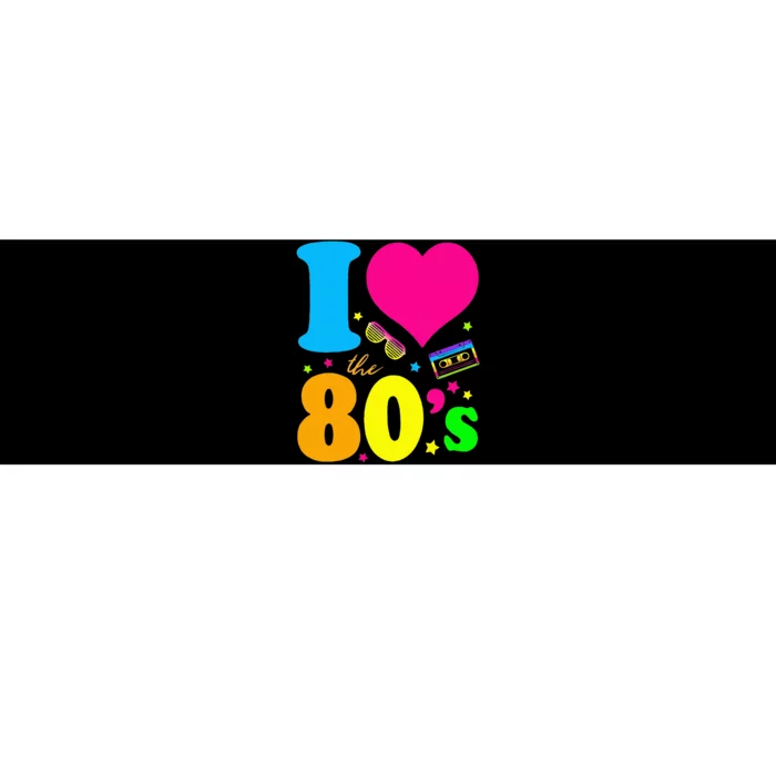 I Love The 80S 80s 90s Costume Party Bumper Sticker