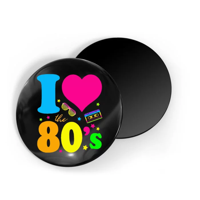 I Love The 80S 80s 90s Costume Party Magnet