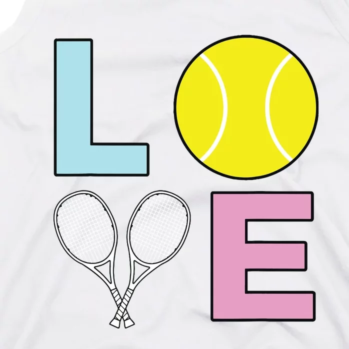 I Love Tennis Tennis Player Tank Top