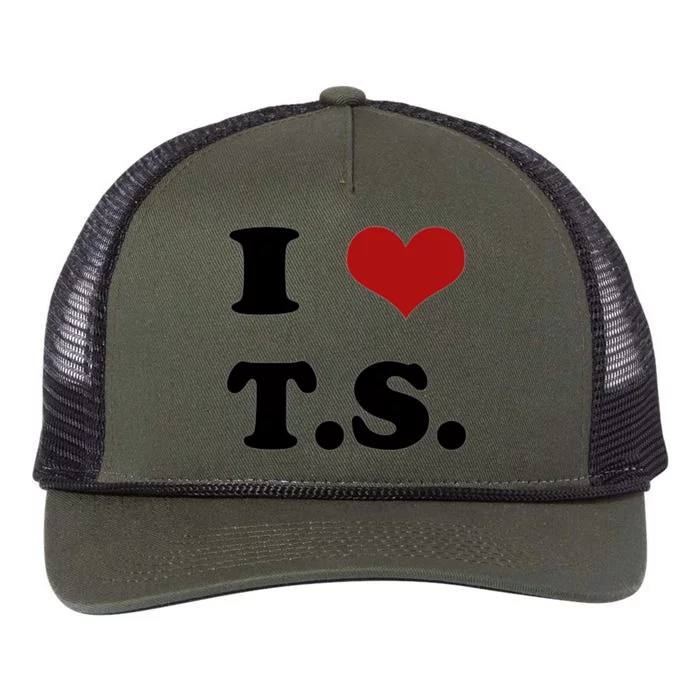 I Love TS Retro Rope Trucker Hat Cap