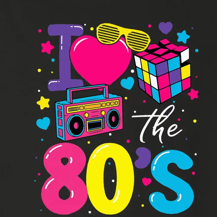 I Love The 80s 80's Party Retro birthday Toddler Long Sleeve Shirt