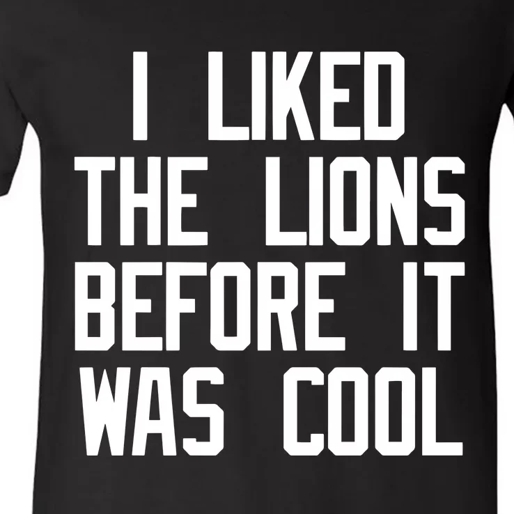 I Likeldarren The Lions Before It Was Cool V-Neck T-Shirt