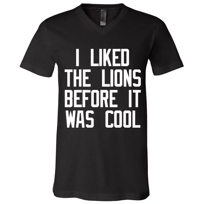 I Likeldarren The Lions Before It Was Cool V-Neck T-Shirt