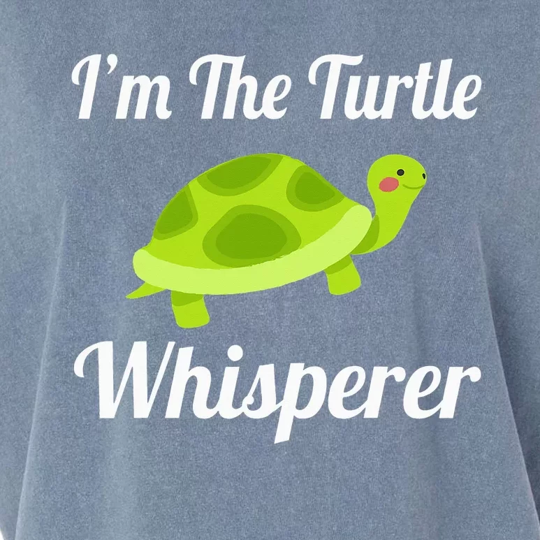 I Love Turtles - Turtle Whisperer Garment-Dyed Women's Muscle Tee