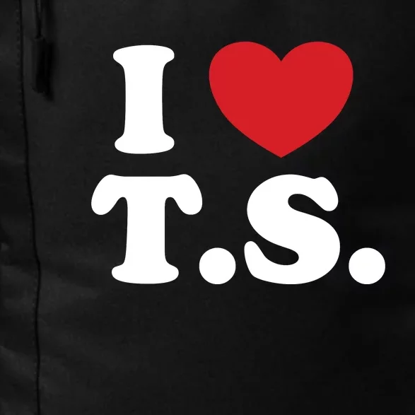 I Love T.S. I Heart T.s. Daily Commute Backpack