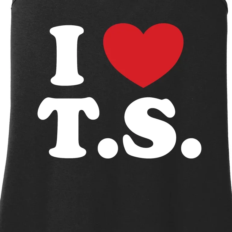 I Love T.S. I Heart T.s. Ladies Essential Tank